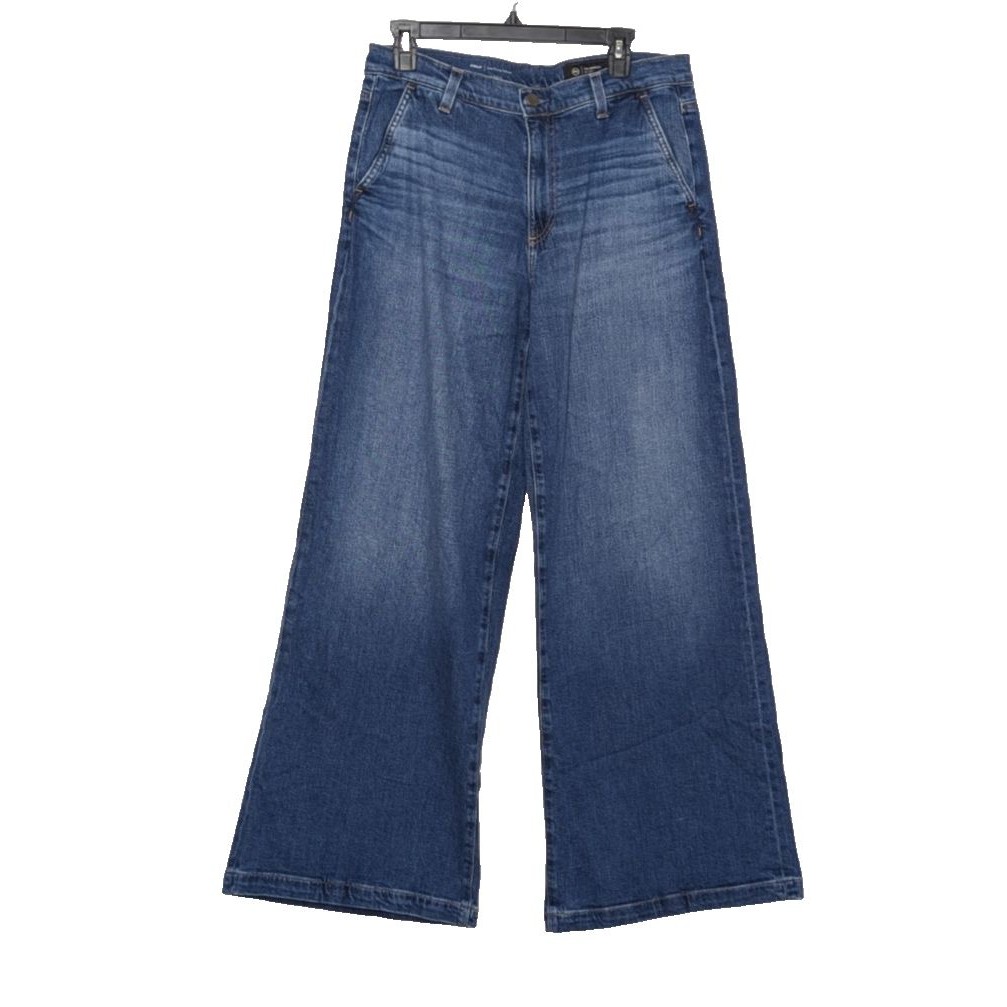 Adriano Goldschmied Ag Jeans Womens Size 30 Stella Low Slung Palazzo Jeans